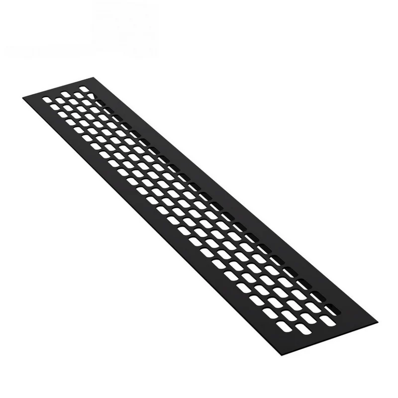 Aluminium-Lüftungsgitter für Küchenarbeitsplatten / Sockel, 480x80mm