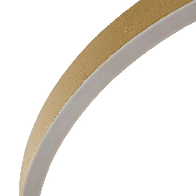 B-Ware Lucande Hängeleuchte Yonam LED Pendelleuchte dimmbar gold 1-flg Ø60cm CCT