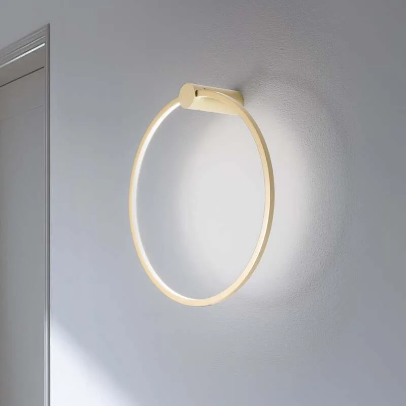 B-Ware Milagro Wandleuchte Saturno LED Lampe gold 50cm 25W 4000K IP20 Metall Leuchte