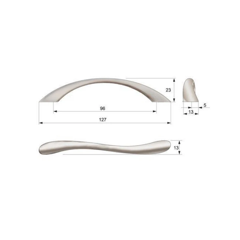Möbelgriff 96mm UZ05 - Satin