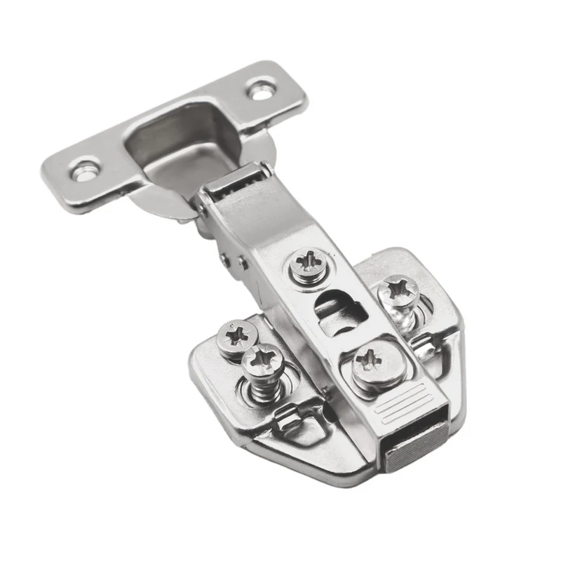 3D Soft-Close Scharnier Topfband, H0 Montageplatte mit EURO Schrauben, Eckanschlag
