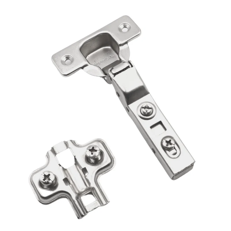 110° Soft-Close Scharnier Topfband, H0 Montageplatte mit EURO Schrauben, Mittelwandanschlag