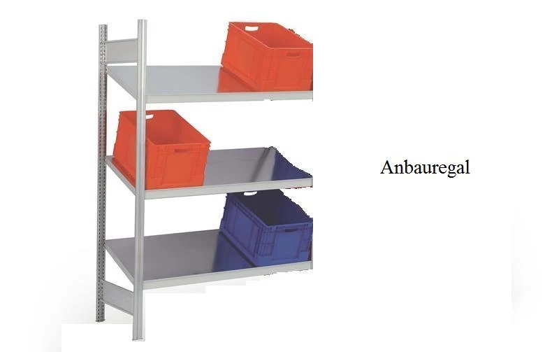 Schrägbodenregal zum erweitern HxT 200x60 cm Fachlast 150 kg