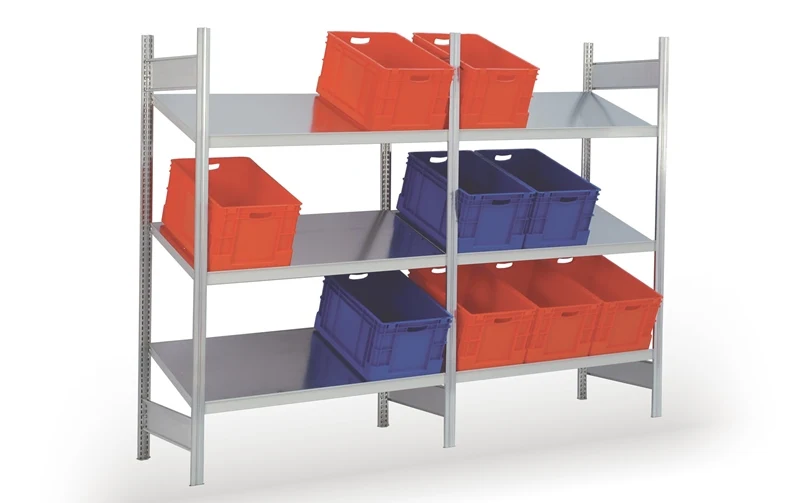 Schrägbodenregal zum erweitern HxT 200x60 cm Fachlast 150 kg