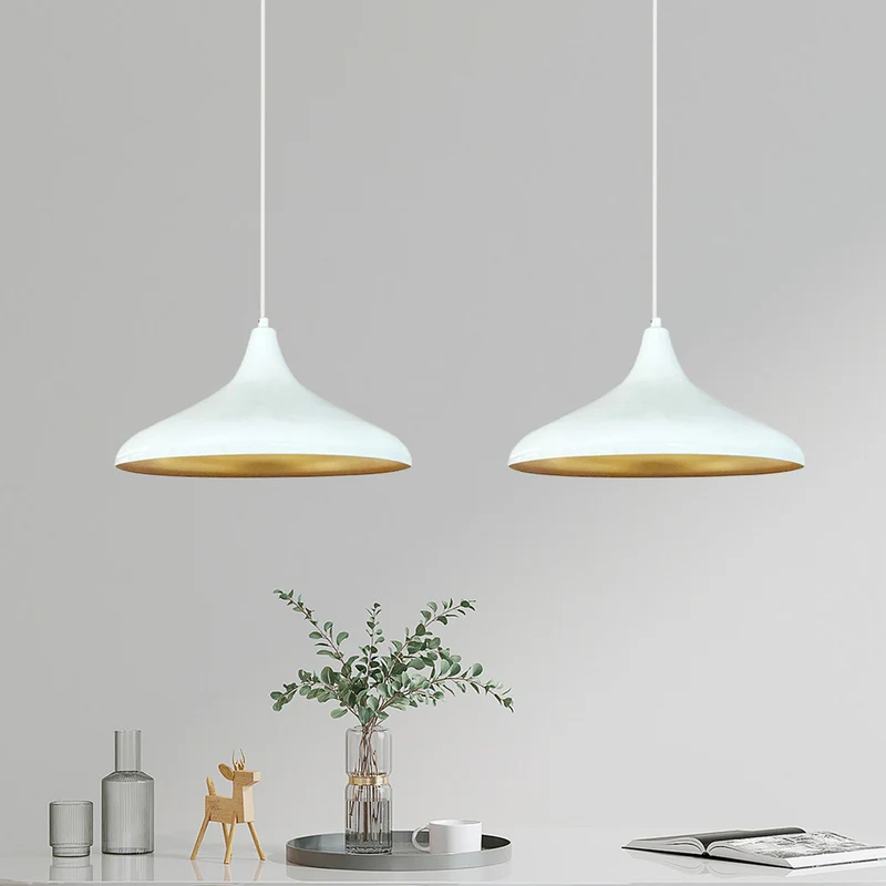 B-Ware ROYALTECH Hängeleuchte Claus LED Pendelleuchte Lampe dimmbar weiß gold 85cm
