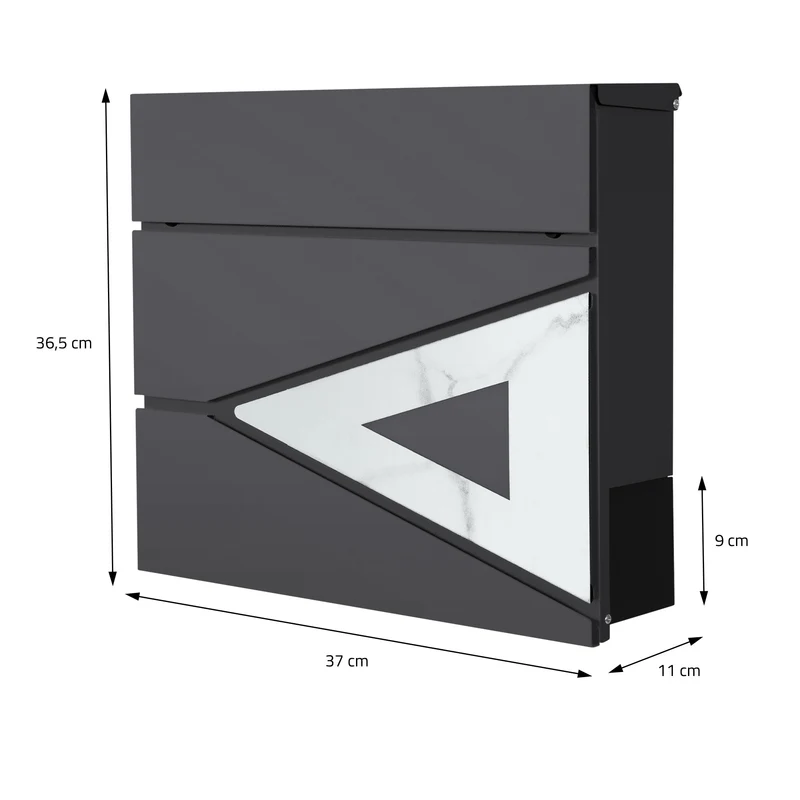 ML-DESIGN | Standbriefkasten freistehend in verschiedenen Designs 120 cm hoch Edelstahl Standfuß in Silber