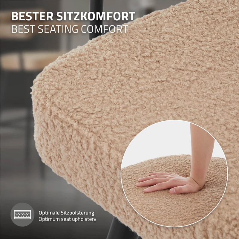 ML-Design | Barhocker Set 360° drehbar mit Armlehne, Rückenlehne und Fußstütze 61x103x55 cm bis 120 kg