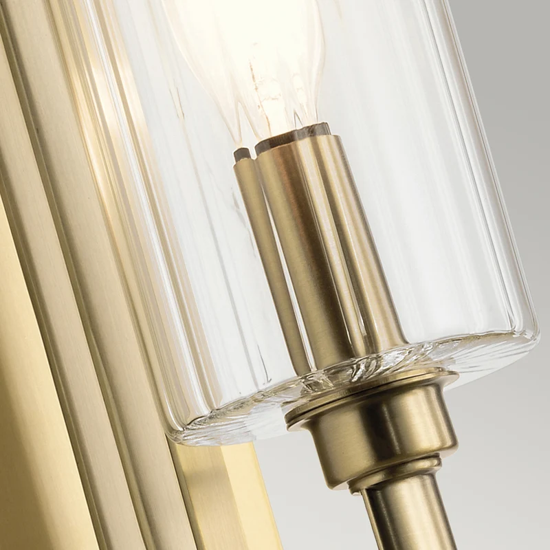 B-Ware Quintiesse Wandleuchte Kimrose LED Wandlampe dimmbar messing 1-flammig