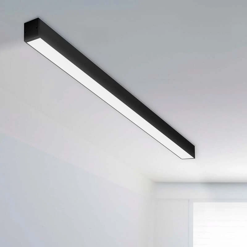 B-Ware The Light Group Deckenleuchte SLC Click LED Lampe dimmbar schwarz 112cm IP20