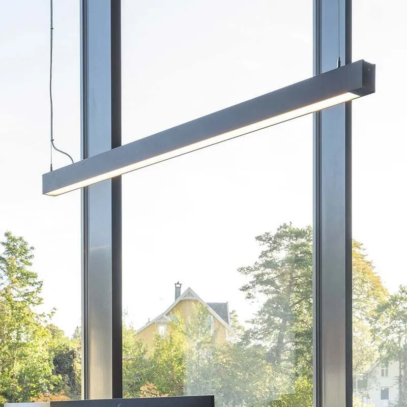 B-Ware The Light Group Deckenleuchte SLC Click LED Lampe dimmbar schwarz 112cm IP20