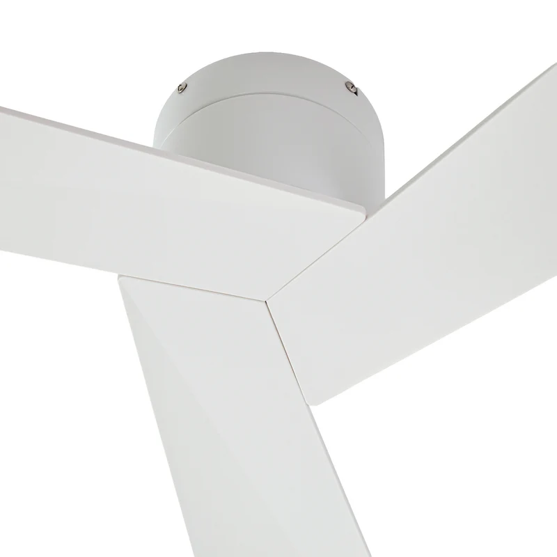 B-Ware Lucande Deckenventilator Ventoro Ø132cm weiß Metall mit Fernbedienung für