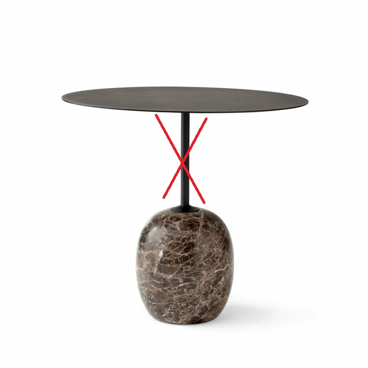 B-Ware &Tradition Lato Beistelltisch Marmortisch Dekotisch Sofatisch SIEHE TEXT/FOTO