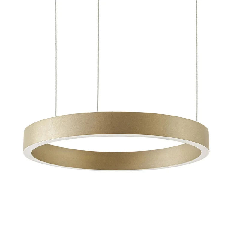 B-Ware Quitani Hängeleuchte Aureon LED Pendelleuchte dimmbar gold 80cm Ø 3630 Lumen