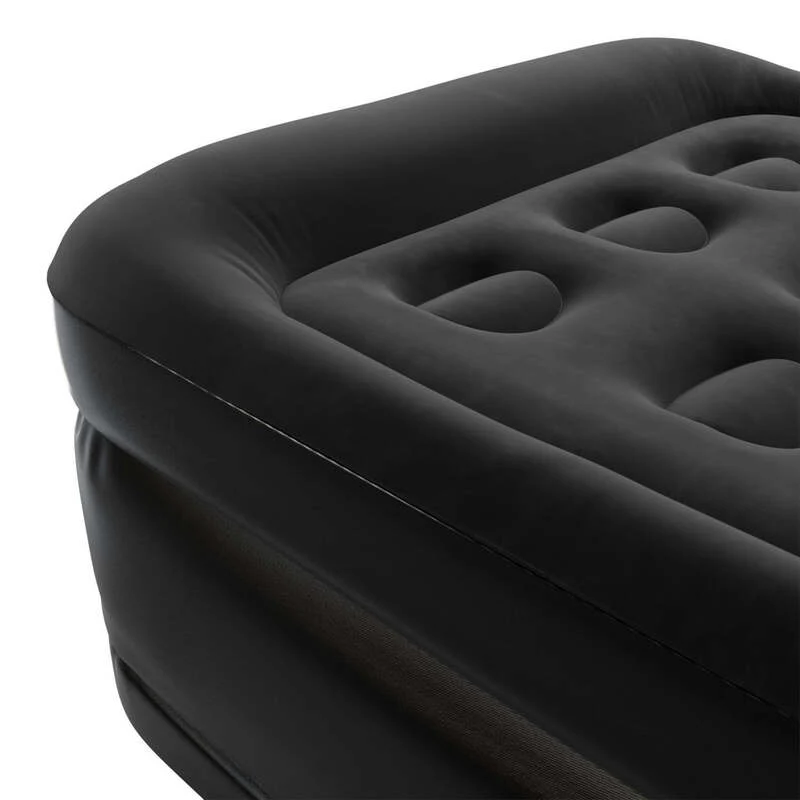 B-Ware Selbstaufblasende Luftmatratze Sapri M Camping Luftbett wasserdicht schwarz 91cm