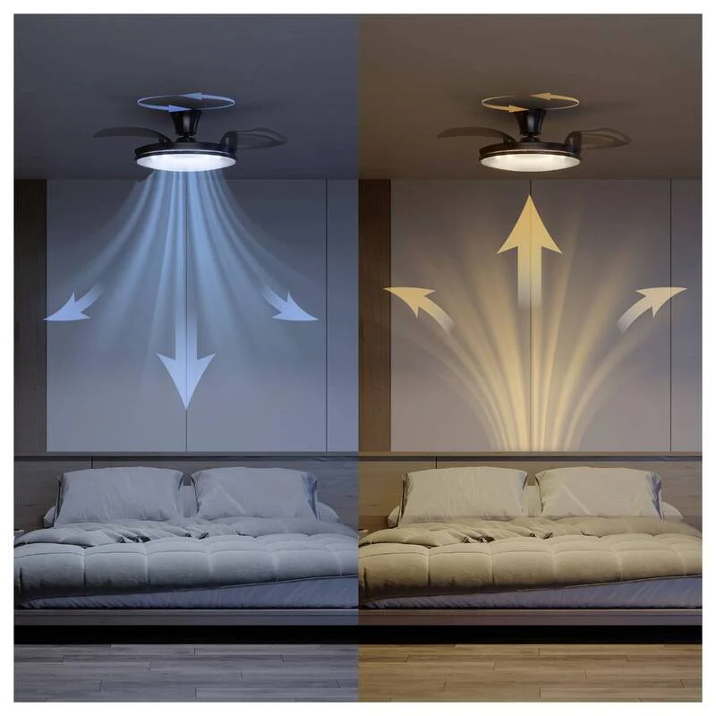 B-Ware Philips LED Deckenventilator Atlas 28W dimmbar mit Fernbedienung Ventilator