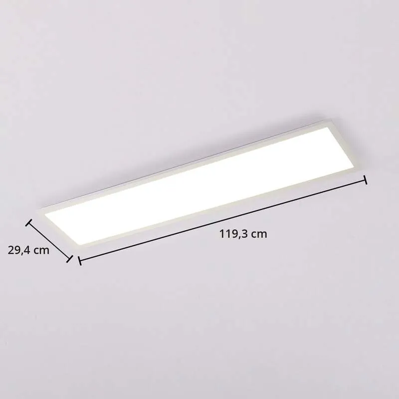 B-Ware Arcchio LED-Panel Lysander dimmbar 55W CCT 3000K-6000K weiß 119x29cm Leuchte