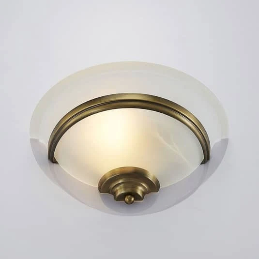 B-Ware Lindby Wandleuchte Wandleuchte Lampe Leuchte Irimia Licht aus Glas altmessing