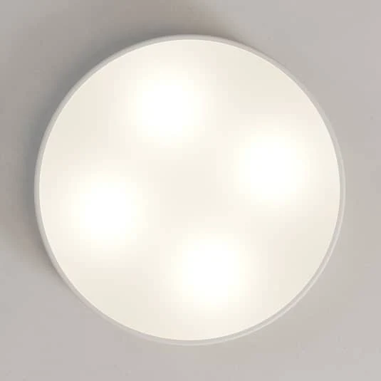 B-Ware Euluna Deckenleuchte Cleo Deckenlampe Deckenlicht Leuchte Lampe E27 Stahl weiß