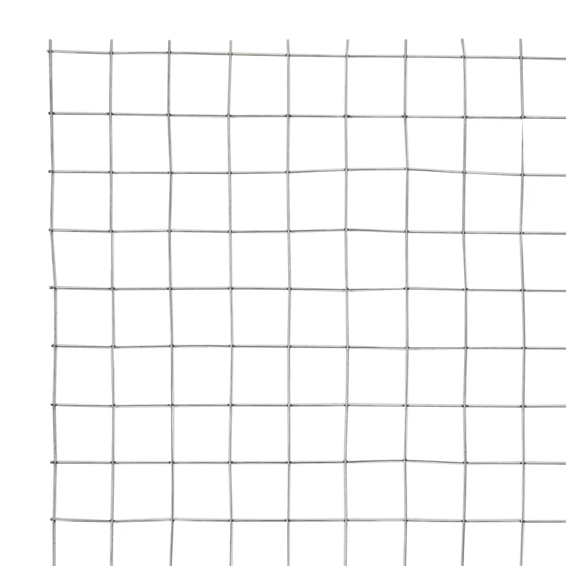 B-Ware Volierendraht Silber aus verzinktem Stahl 1x25m Drahtstärke 1,2mm Maschenweite 19x19mm