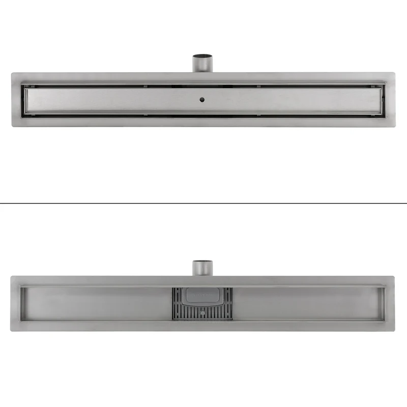 ML-Design Duschrinne befliesbar 80cm Silber aus Edelstahl