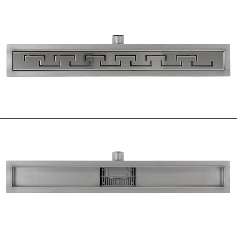 ML-Design Duschrinne geschlitzt 70cm Silber aus Edelstahl