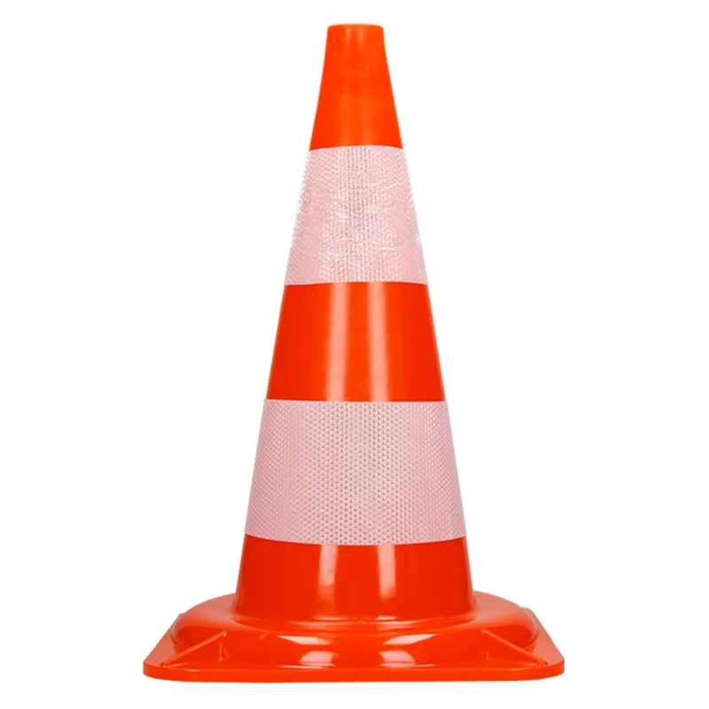 9er Set Verkehrskegel Pylone Warnkegel Verkehrshütchen 47 cm Orange/Weiß
