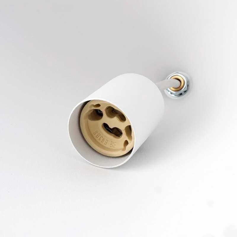 B-Ware Nowodvorski Hängeleuchte ZENITH LED Pendelleuchte dimmbar weiß Stahl Ø11cm 130cm