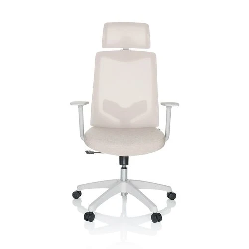 B-Ware hjh OFFICE MIKEO W Home Office Bürostuhl Beige Drehstuhl Arbeitsstuhl Stuhl Büro