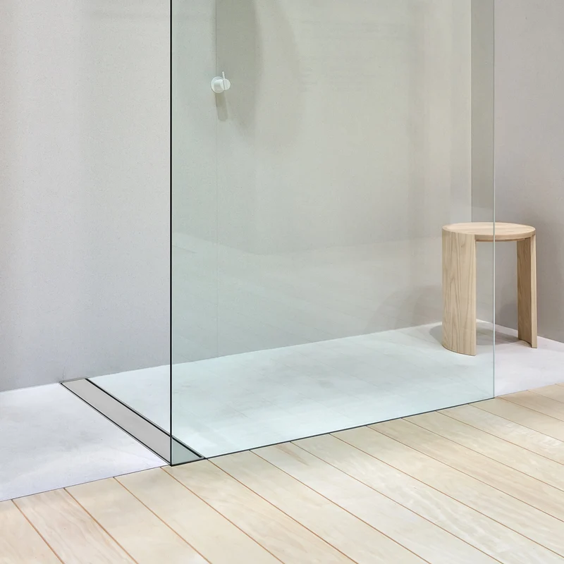 ML-Design Duschrinne geschlossen 60cm Silber aus Edelstahl