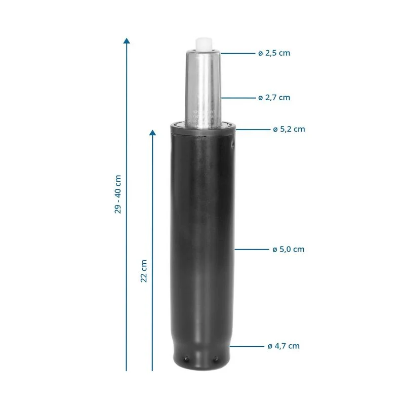 B-Ware hjh OFFICE Feder GF-L Größe L Gasfeder 29-40 cm Stuhlfeder Drehstuhlfeder