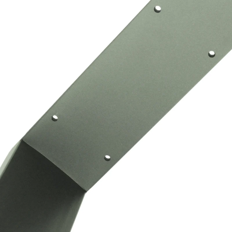 Tischbeine Tischgestell 2er Set U-Design 80 x 72 cm Steingrau aus Stahl ML-Design