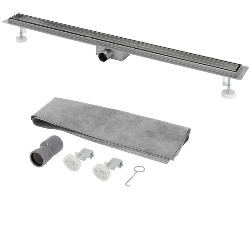 ML-Design Duschrinne befliesbar 90cm Silber aus Edelstahl
