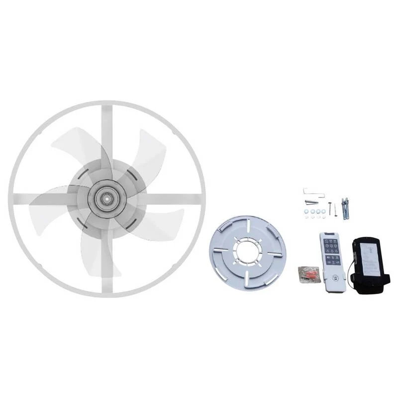 B-Ware Westinghouse Deckenventilator Ventilator Weiß Timer Fernbedienung 20W