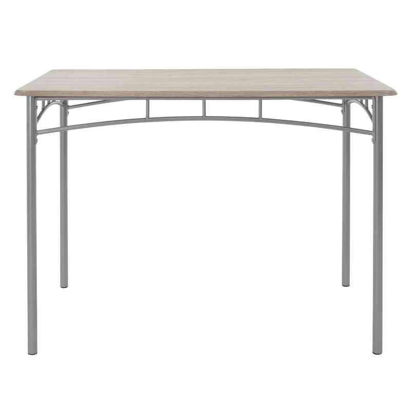 Essgruppe für 4 Personen 5-teilig mit Esstisch und 4 Stühlen Eiche hell aus Holz ML-Design