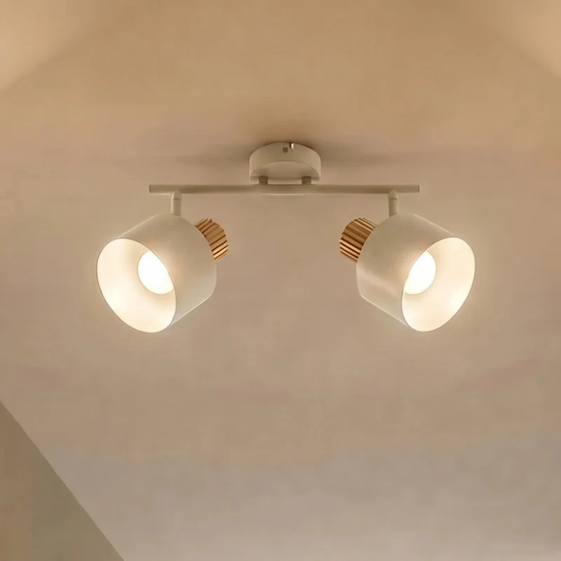 B-Ware Lindby Deckenstrahler Lenja LED Strahler dimmbar 2-flammig beige Metall 45,4cm
