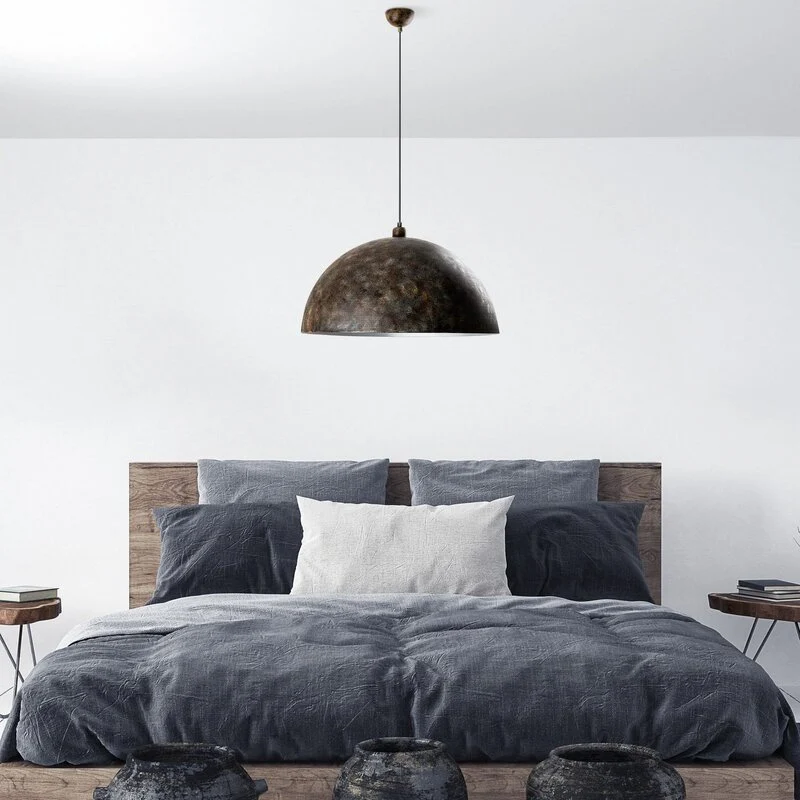 B-Ware Opviq Hängeleuchte Pendelleuchte Lampe altmessing Metall Ø 60 cm E27 dimmbar270