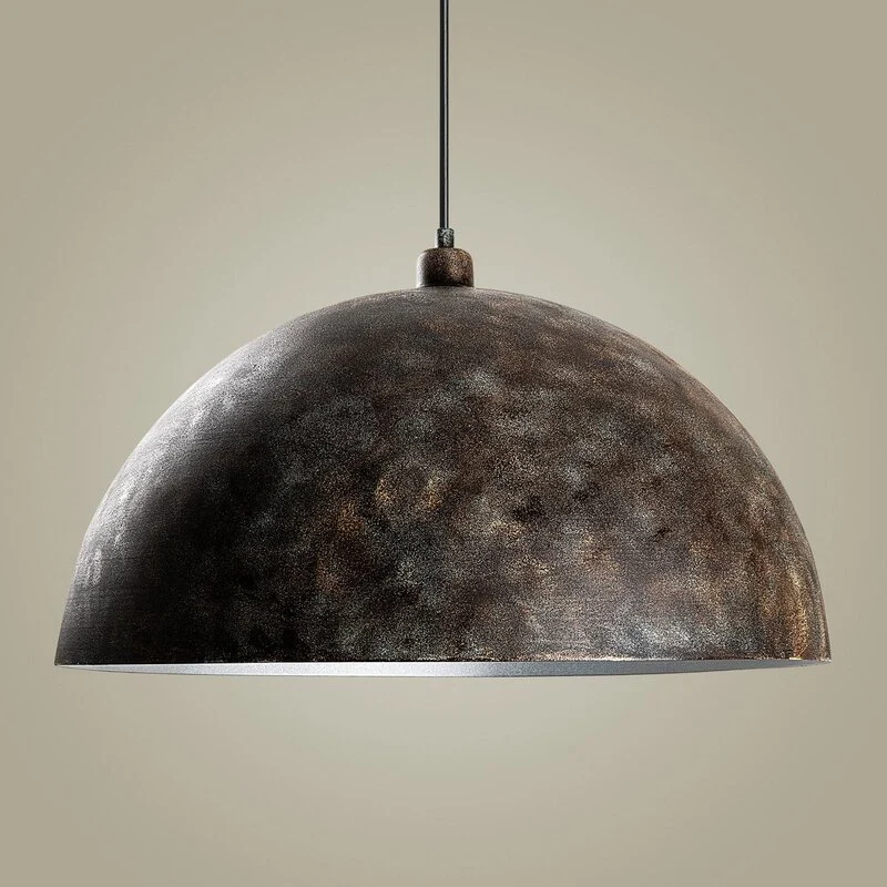 B-Ware Opviq Hängeleuchte Pendelleuchte Lampe altmessing Metall Ø 60 cm E27 dimmbar270