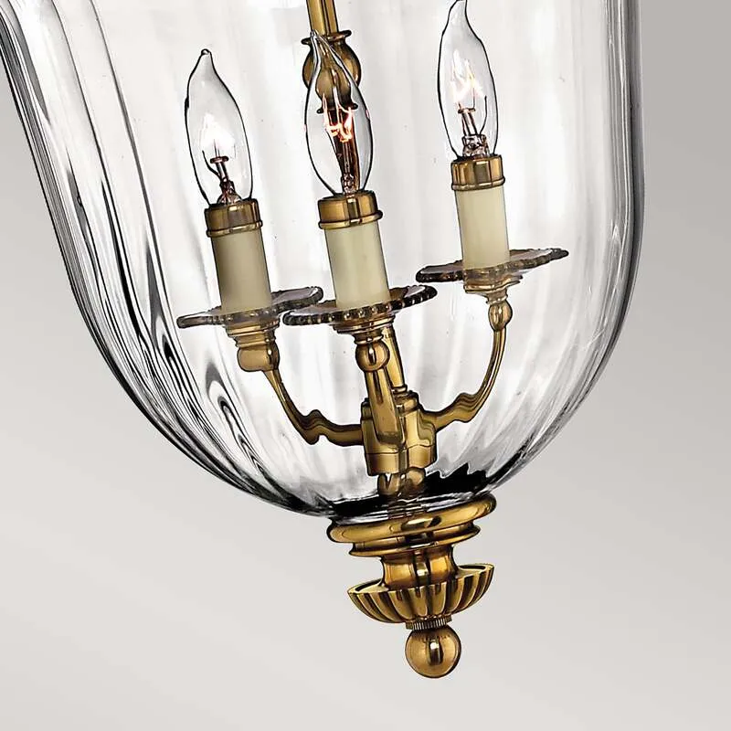 B-Ware HINKLEY Hängeleuchte Cambridge LED Pendelleuchte Lampe dimmbar messing Ø54cm