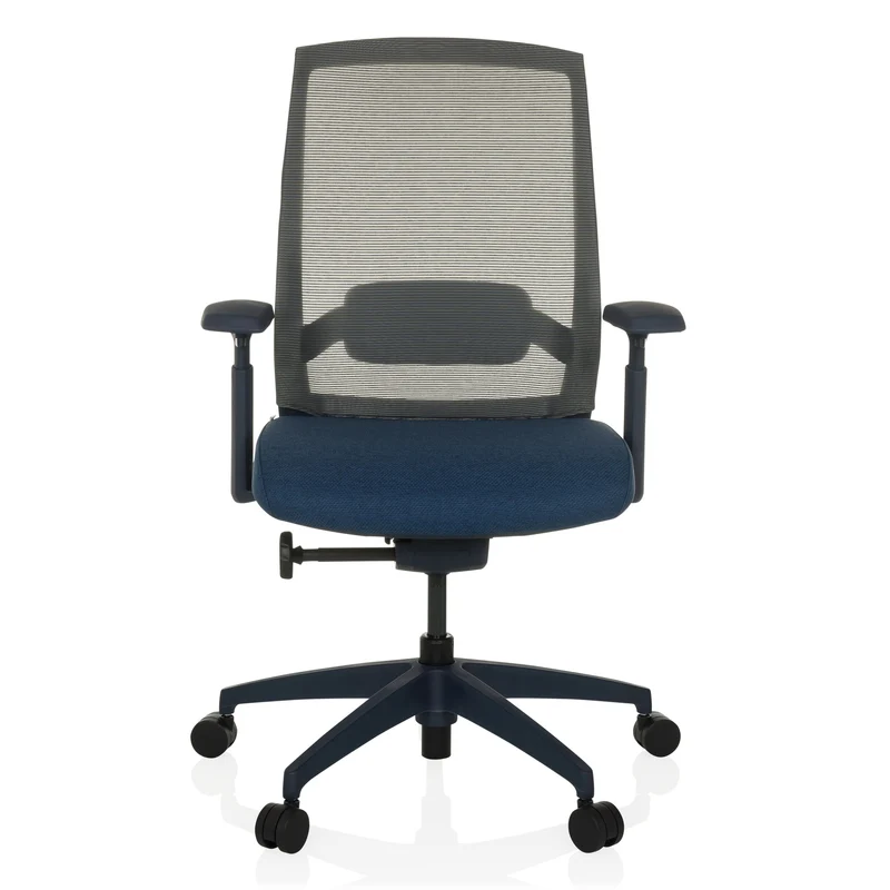 B-Ware hjh OFFICE Bürostuhl Drehstuhl Schreibtischstuhl COLORE Netzstoff blau Profi496