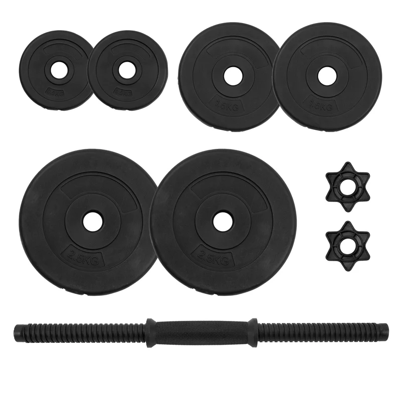 Kurzhantel Set 10kg mit Kunststoffüberzug und Sandfüllung