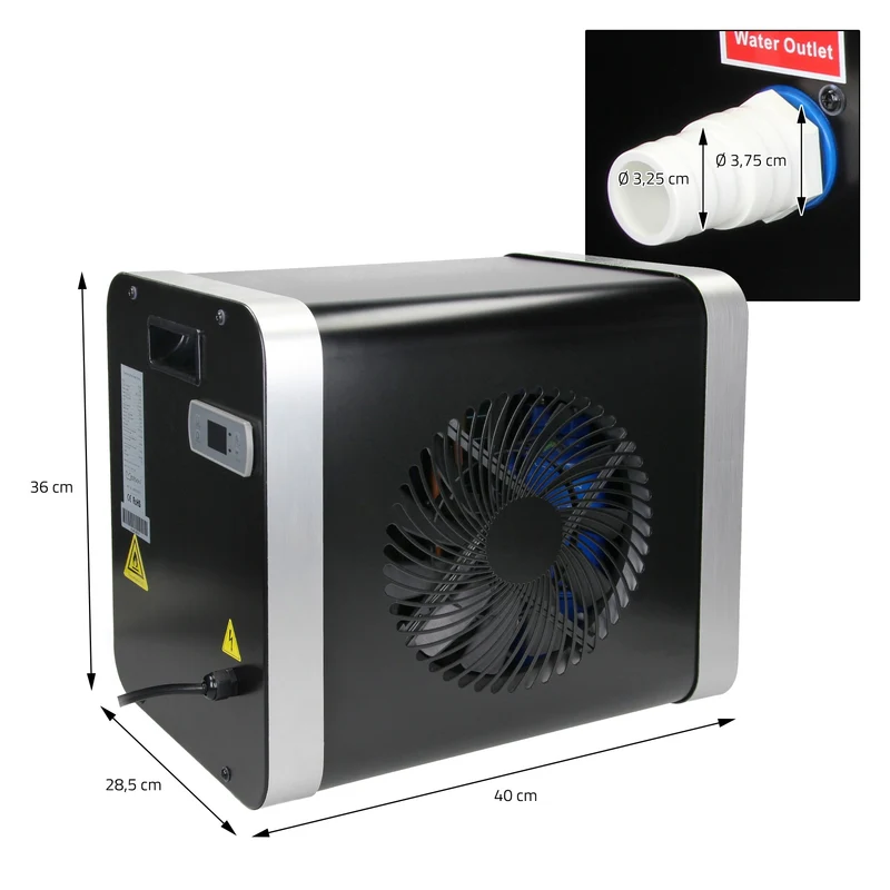 Pool Wärmepumpe bis 20.000L 3kW Heizleistung 220V ML-Design