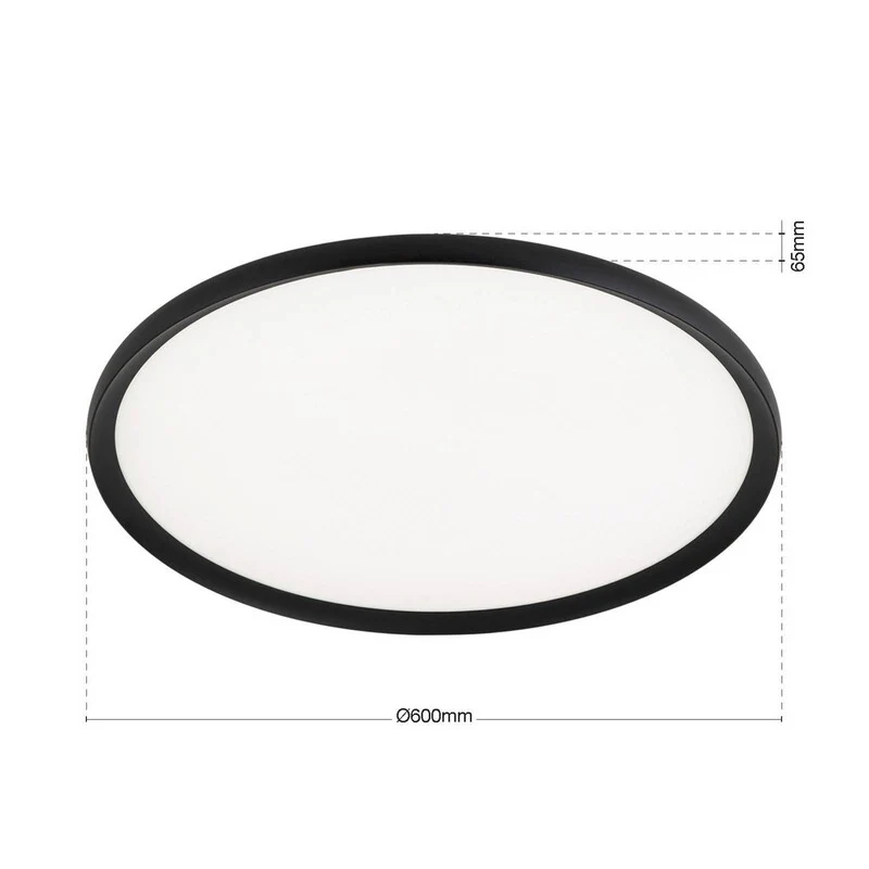 B-Ware Orion Deckenleuchte KANT LED Lampe dimmbar 4400lm für Wohnräume Ø60cm weiß CCT
