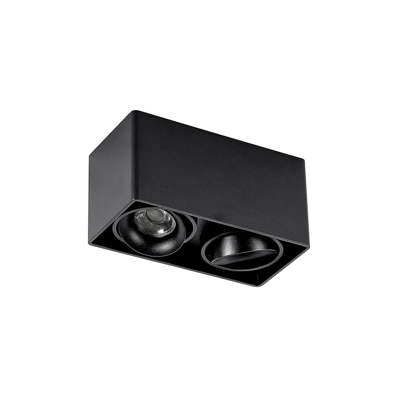 B-Ware Arcchio Downlight Kubika 19 cm schwarz Metall Deckenlampe Lampe Leuchte Spot