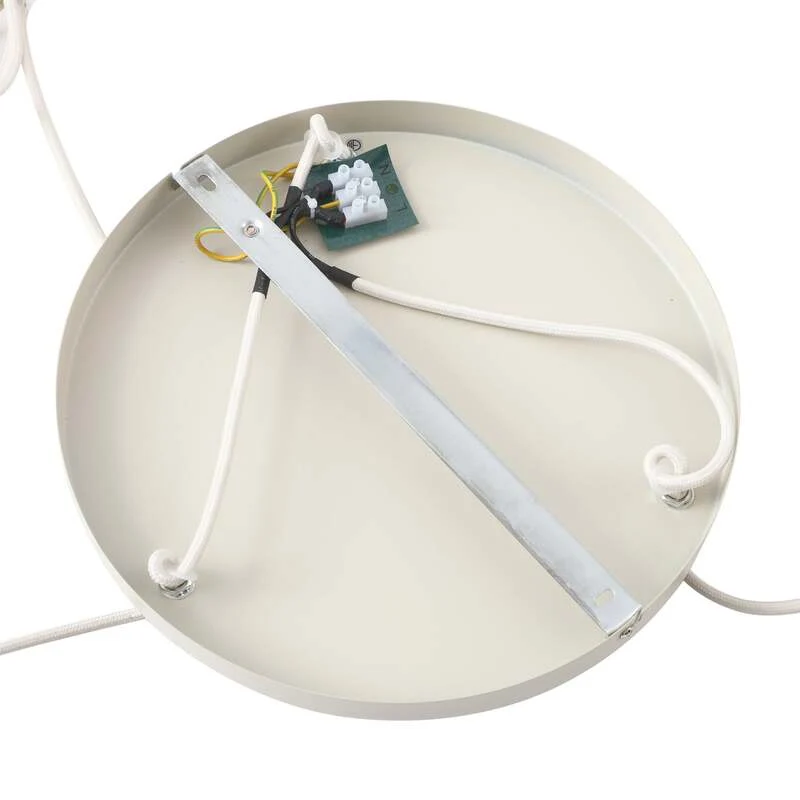 B-Ware Lindby Hängelampe Hängeleuchte Ovelia LED Pendelleuchte dimmbar beige 3-flammig