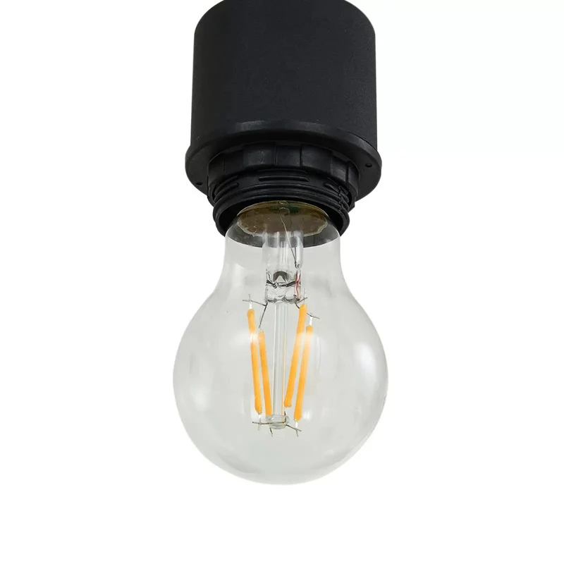 B-Ware Lindby Hängeleuchte Hildur Hängelampe Deckenlampe Ø 22/16/13,5 cm rauchgrau Glas