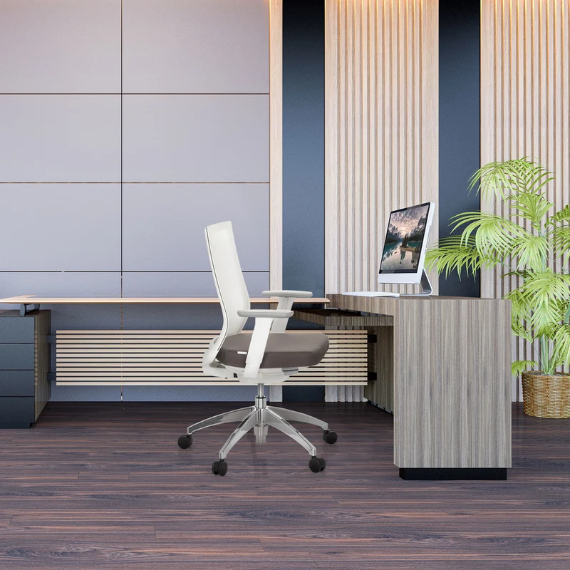 B-Ware hjh OFFICE ASPEN WHITE Bürostuhl Drehstuhl Schreibtischstuhl Schreibtischstuhl