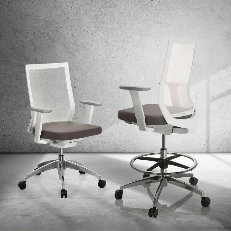 B-Ware hjh OFFICE ASPEN WHITE Bürostuhl Drehstuhl Schreibtischstuhl Schreibtischstuhl