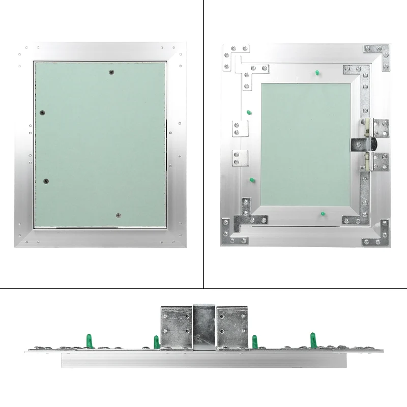 Revisionsklappe GK-Einlage 200x250 mm mit Rahmen aus Aluminium