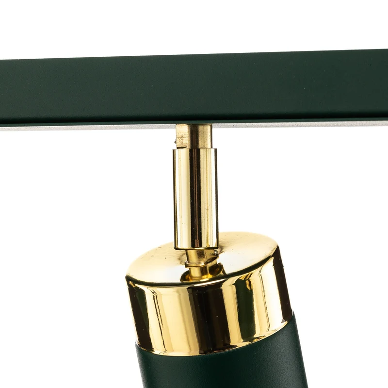 B-Ware Eko-Light Deckenstrahler Joker LED Strahler dimmbar grün gold 3-flammig 45x6cm