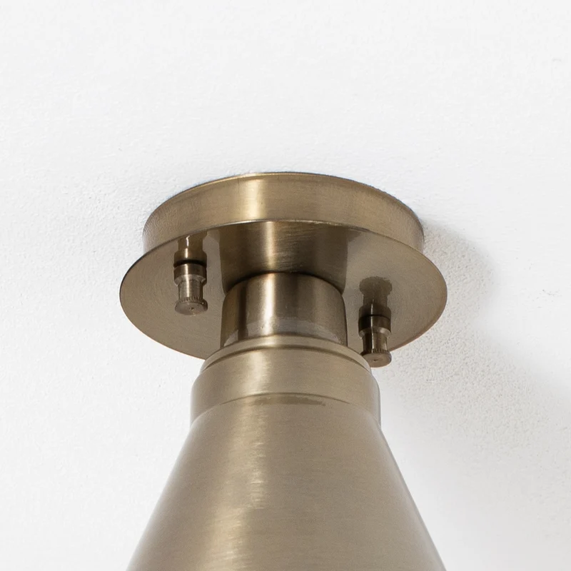 B-Ware Deckenleuchte Berceste N-679 LED Kupfer antik Dimmbar Metall Ø20cm 24cm hoch